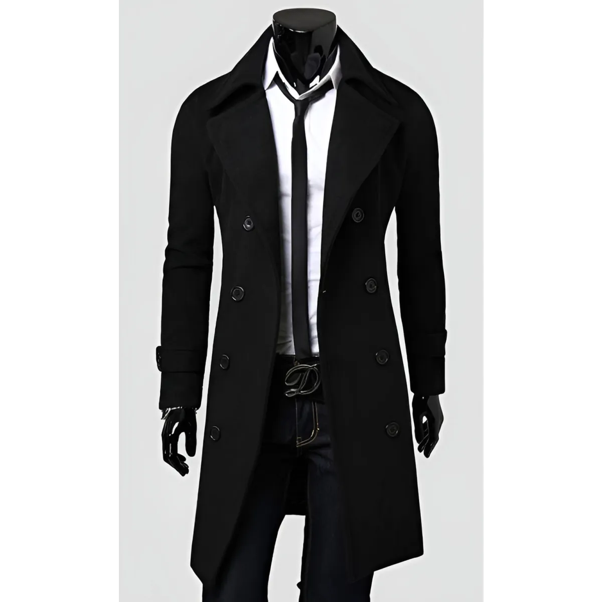 Slim Fit Overcoat - Image 6