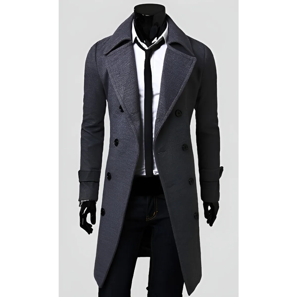 Slim Fit Overcoat - Image 7