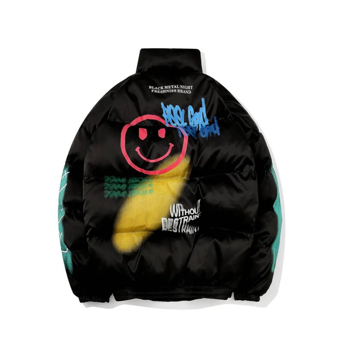 Smiley Face Puffer Jacket - Image 13