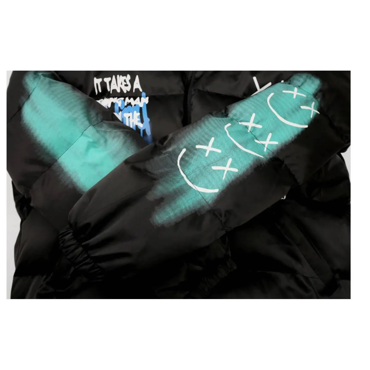 Smiley Face Puffer Jacket - Image 6