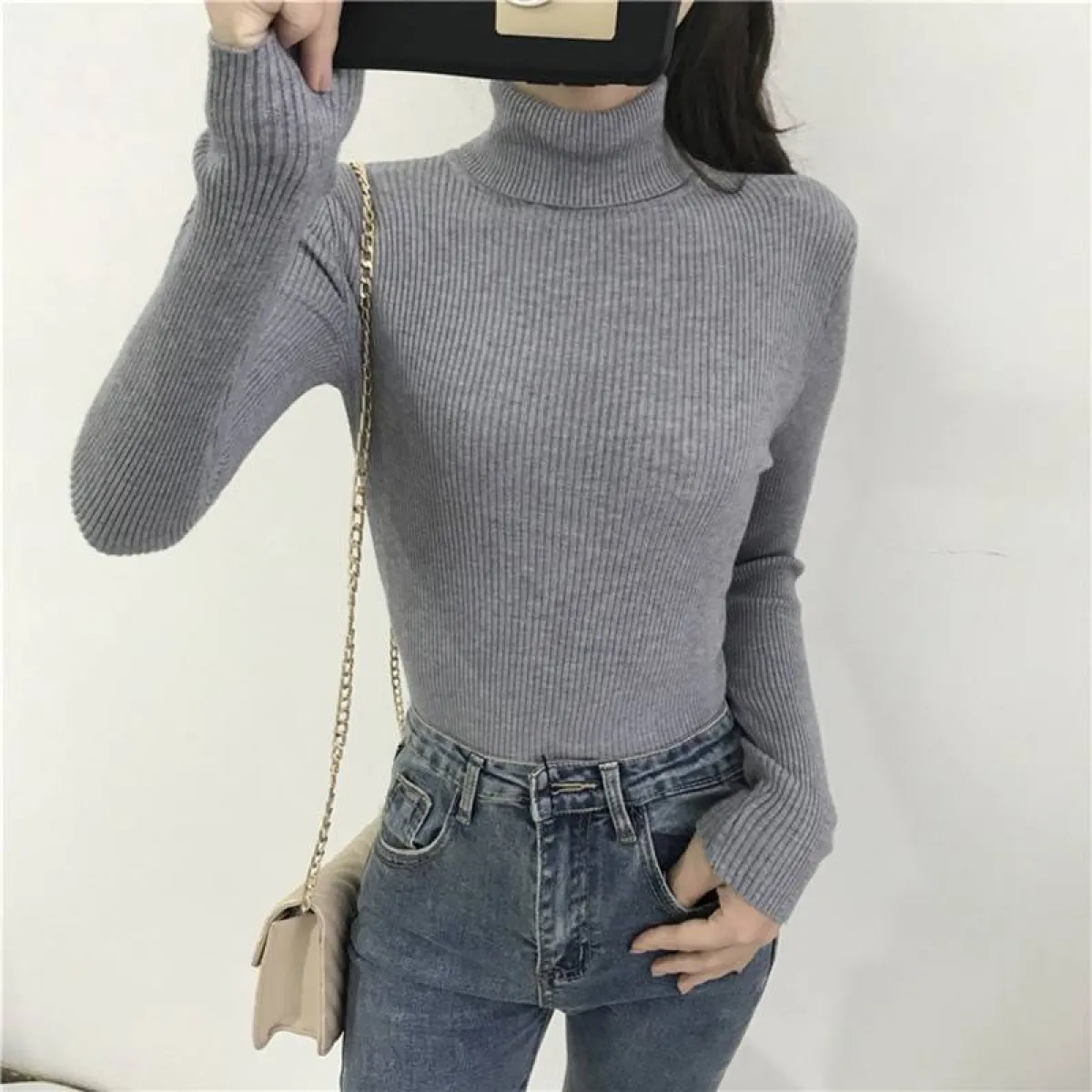 Thick Knitted Sweater - Image 23