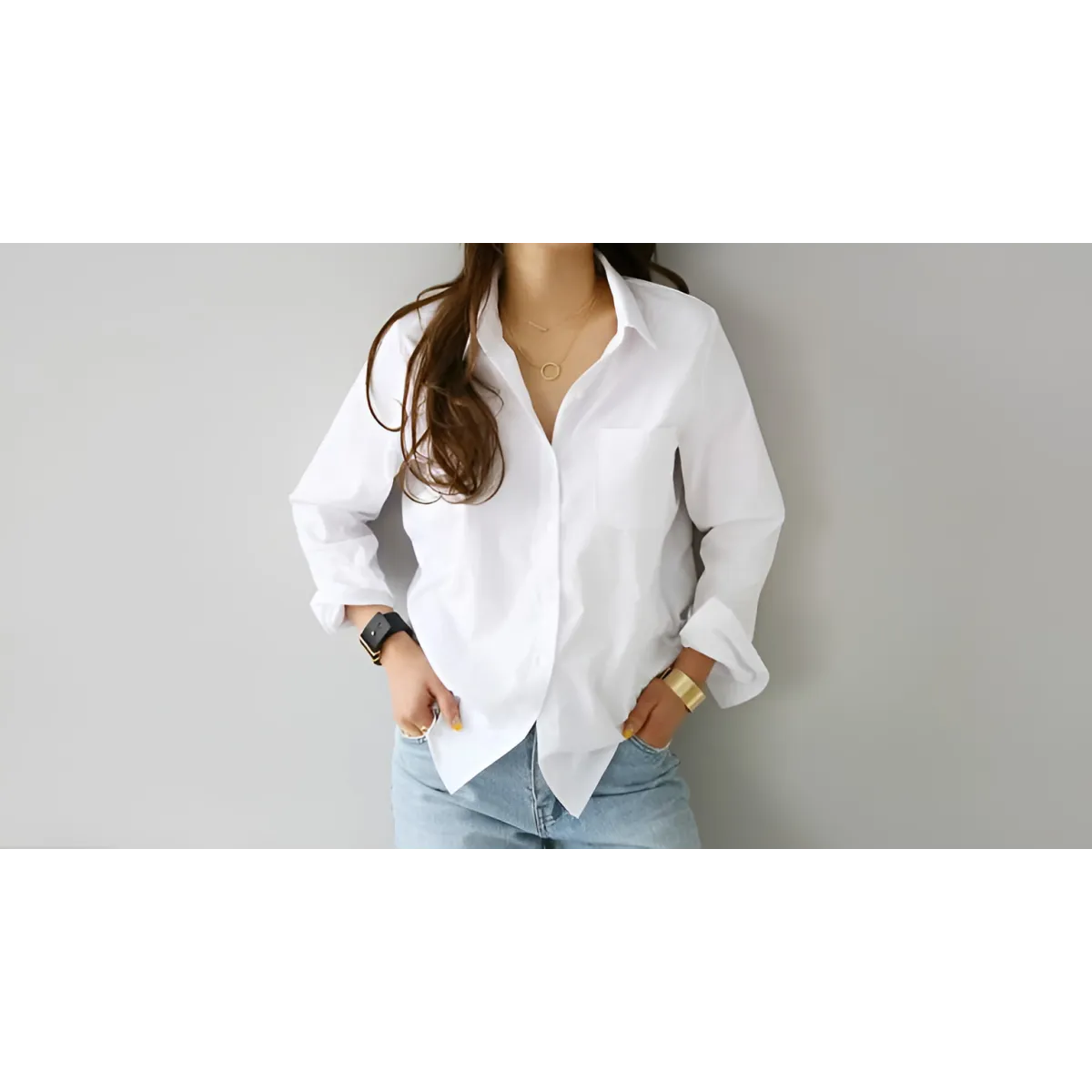 White Summer Blouse - Image 11