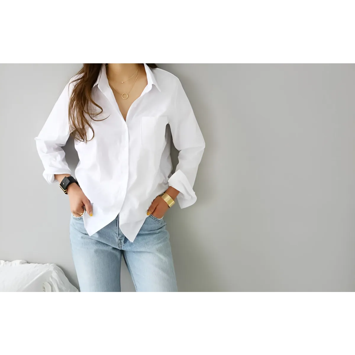 White Summer Blouse - Image 5