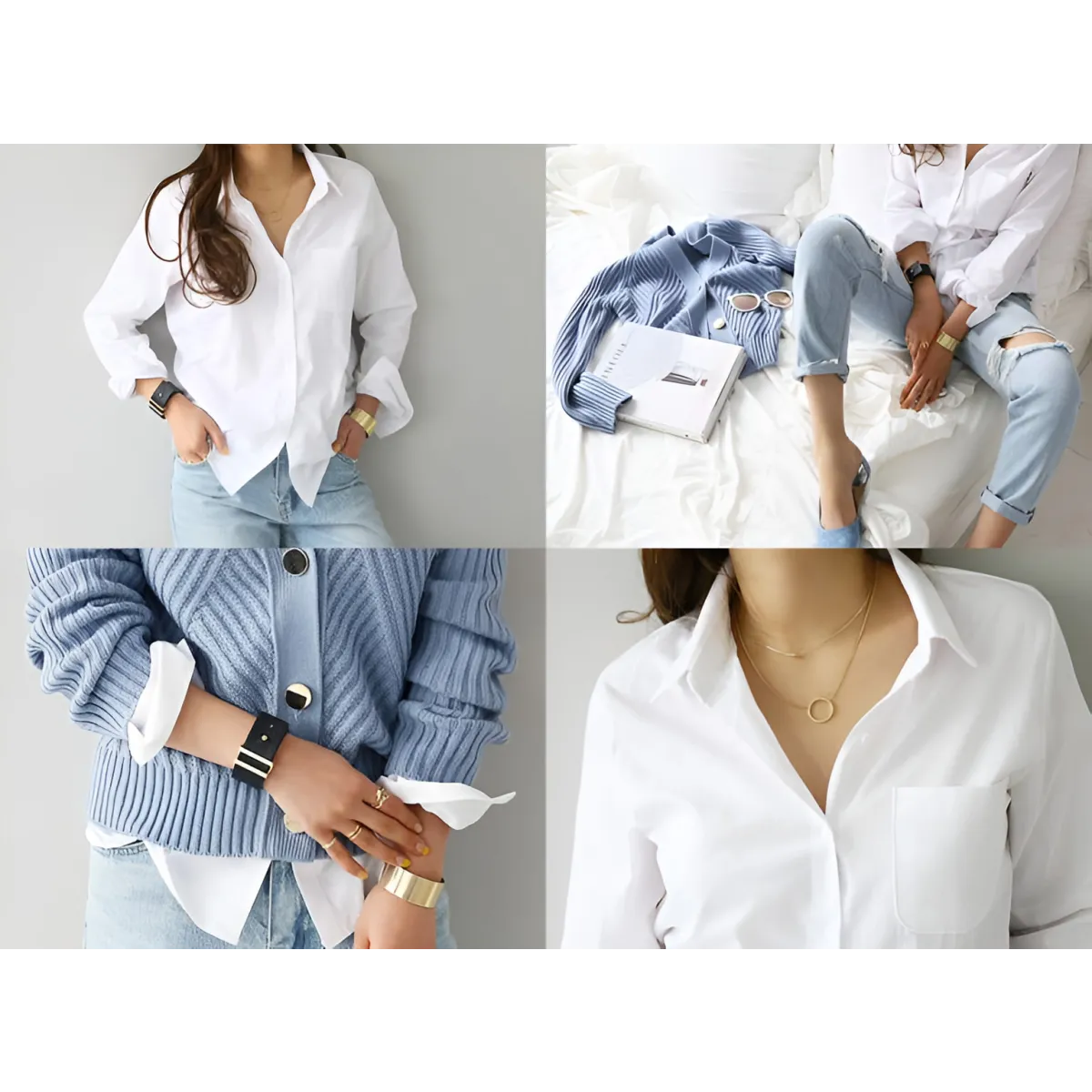 White Summer Blouse - Image 6