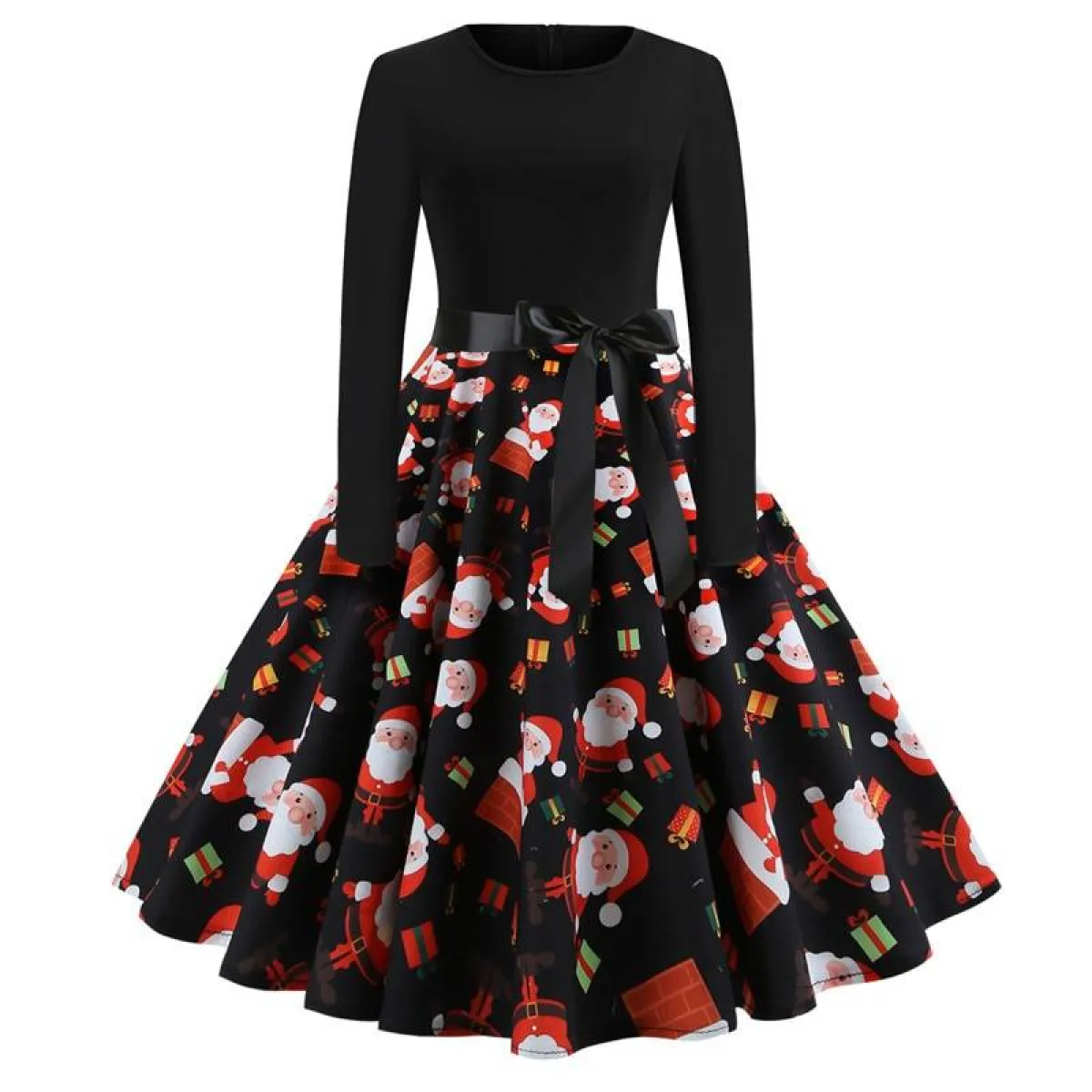 Women's Christmas Styled Swing Dress - Image 23