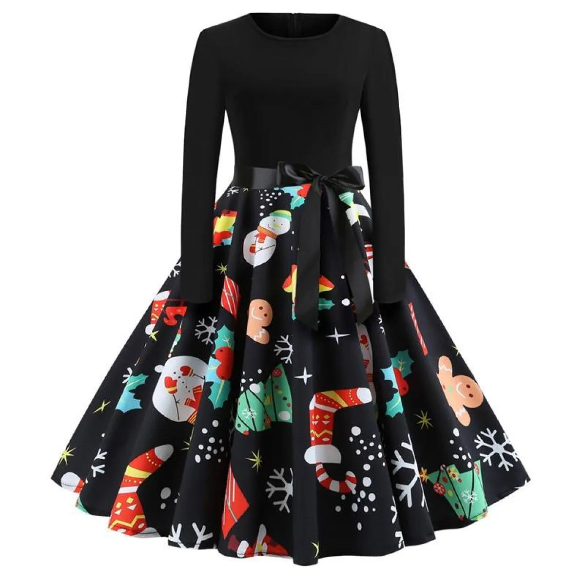 Women's Christmas Styled Swing Dress - Image 24