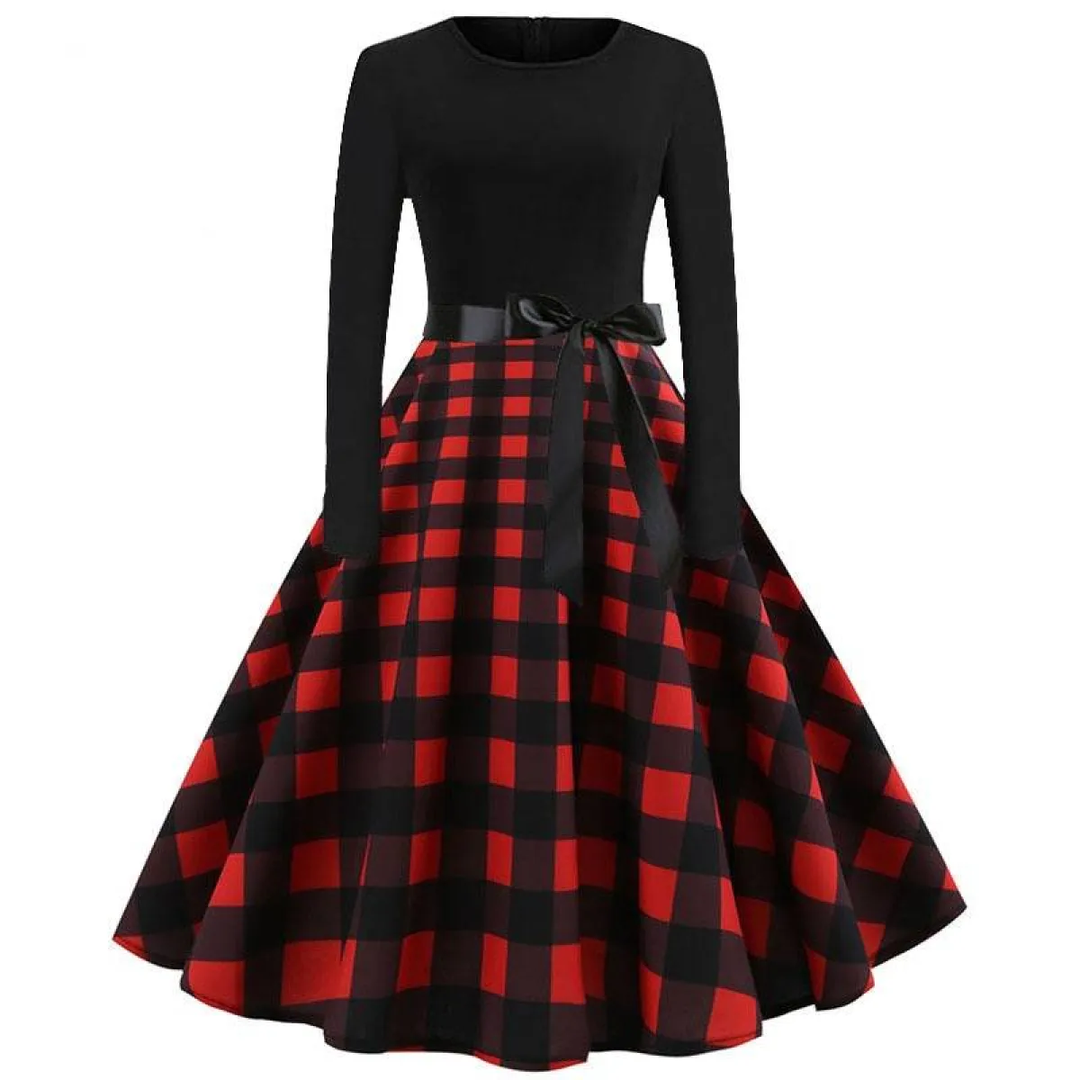 Women's Christmas Styled Swing Dress - Image 26