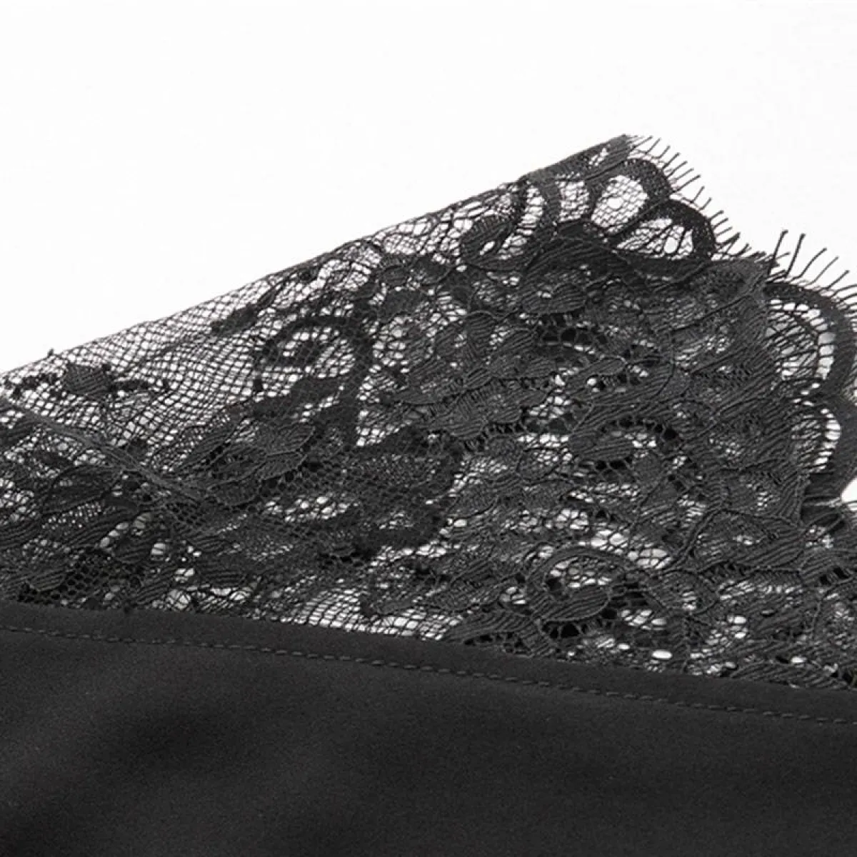 Women's Floral Lace Embroidery Cap Sleeve Blouse - Image 5