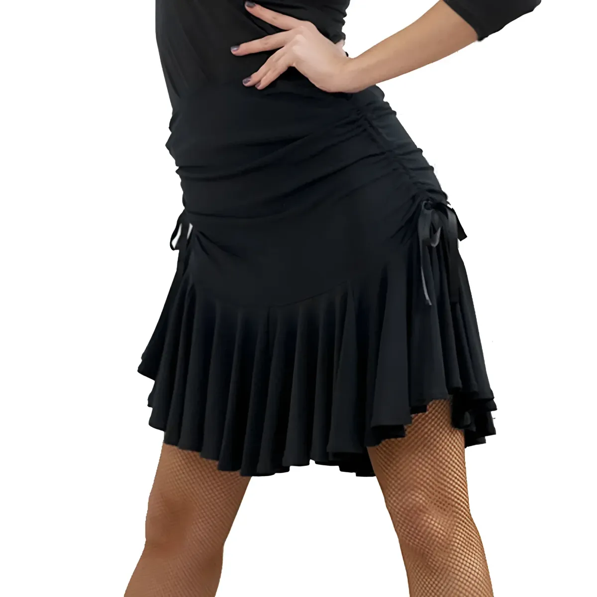 Women's Silk Latin Dance Skirts - Image 4